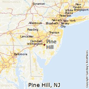 Pine hill new jersey - Housing & Living. Health. About. In 2021, Pine Hill, NJ had a population of 10.6k people with a median age of 35.8 and a median household income of $63,892. Between 2020 and 2021 the …